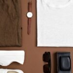 A seamless transition from gym wear to evening outfit, showcasing stylish layering and accessories